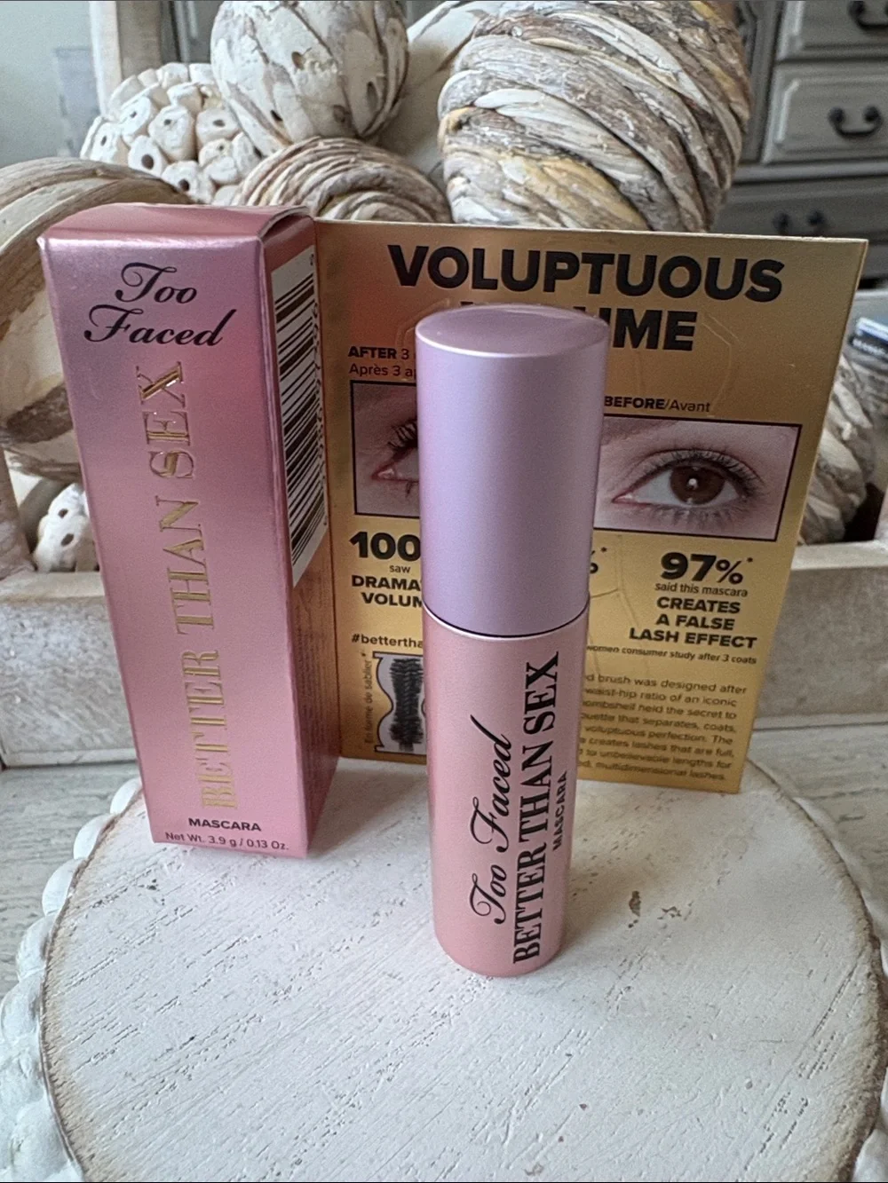 Too Faced Better Than Sex Black Mascara - Mini